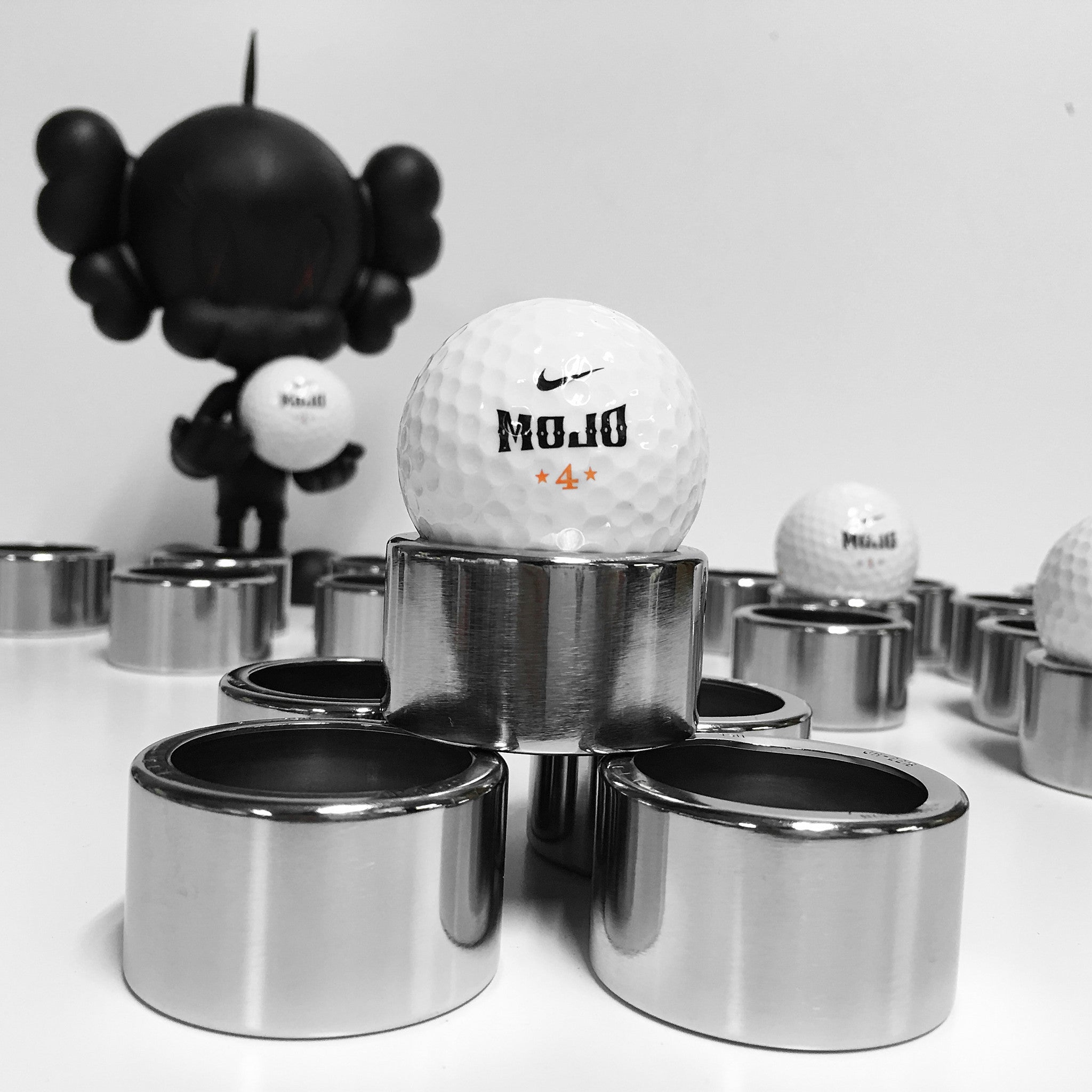 Ultra Premium Polished Golf Ball Display Stand Holder